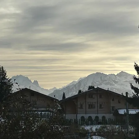 Lägenhet Flat In Sur Ollon, Amethyste, For 4, With Two Double Beds, Balcony And 75m To Ski-train Villars-sur-Ollon