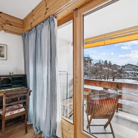Apartamento Flat In Sur Ollon, Amethyste, For 4, With Two Double Beds, Balcony And 75m To Ski-train *