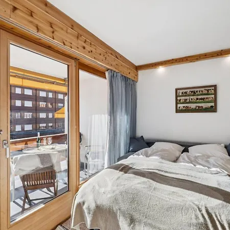Apartamento Flat In Sur Ollon, Amethyste, For 4, With Two Double Beds, Balcony And 75m To Ski-train Villars-sur-Ollon
