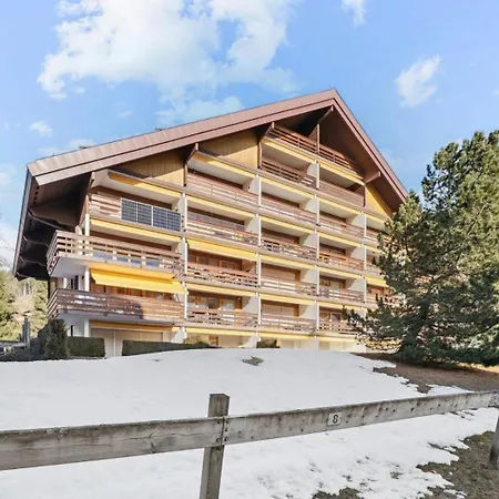 Flat In Sur Ollon, Amethyste, For 4, With Two Double Beds, Balcony And 75m To Ski-train