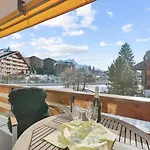 Flat In Sur Ollon, Amethyste, For 4, With Two Double Beds, Balcony And 75m To Ski-train Apartment