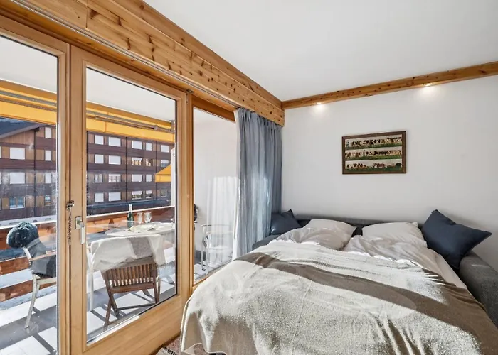 アパート Flat In Sur Ollon, Amethyste, For 4, With Two Double Beds, Balcony And 75m To Ski-train ヴィラール・シュル・オロン